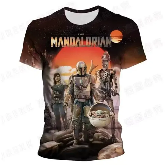 Star Wars I'm A Big Fan Of The Mandalorian Happy Father's Day Tshirt 3D Printed
