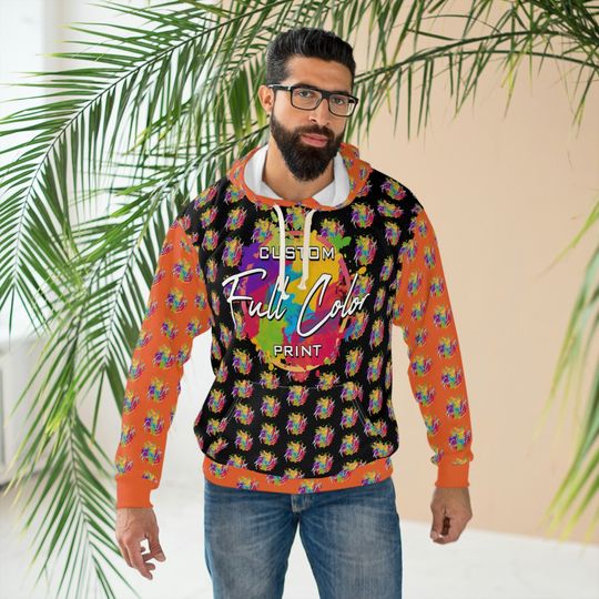 All Over Print Pullover Hoodie - Custom Sublimation Gift for Birthday, Holiday, Mother and Father's Day. Team Players and Coach Designs