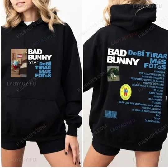 Bad Bunny Hoodie 2025 Album DTMF Sweatshirt