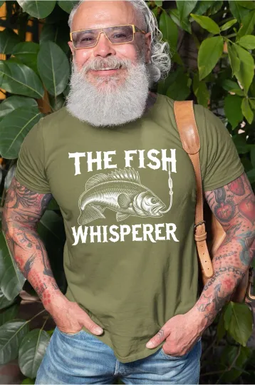 Discover Men's Fishing shirt Funny Fishing tee Grandpa dad Husband Father's day gift tee