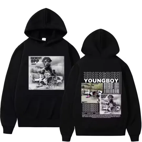 YoungBoy Never Broke Again Double-Sided Hoodie for Fans
