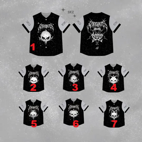Stray Kids dominATE Evil SKZOO World Tour 2025 Baseball Jersey