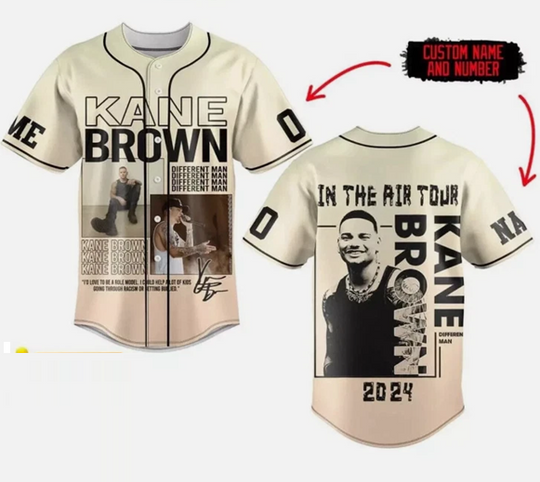Kane Brown In The Air Tour Personalized Jersey