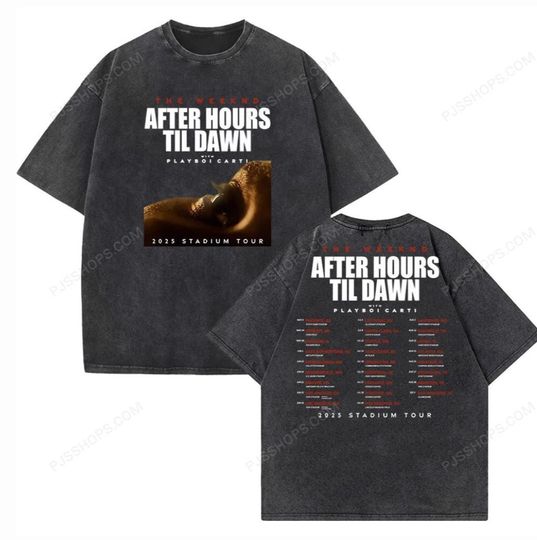 Discover Weekends After Hours Til Dawn Tour 2025 Vintage T-Shirt