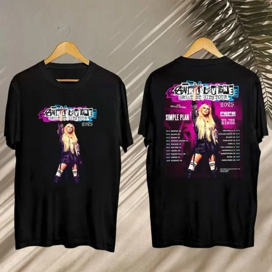 Avril Lavigne Greatest Hits Tour 2025 Shirt, Avril Lavigne 2025 Concert