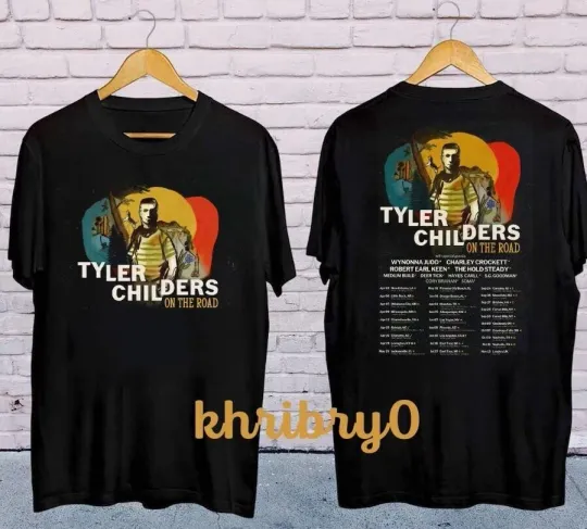 Tyler Childers On The Road 2025 Tour T-Shirt