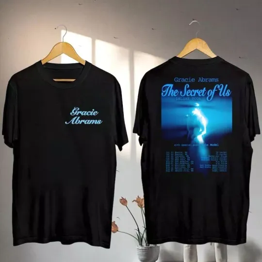 2025 Gracie Abrams The Secret Of Us Tour Double Sided T-Shirt
