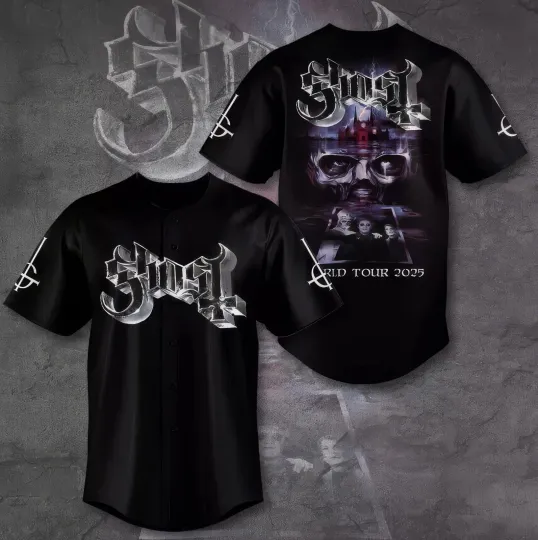 New Ghost Band 3D Baseball Jersey