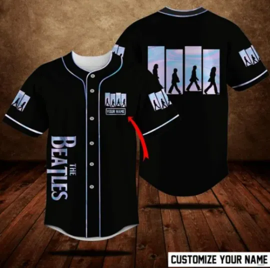 The Beatles Baseball Jersey, jersey 3d 2025 shirt