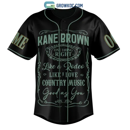 Kane Brown Personalized Baseball Jersey