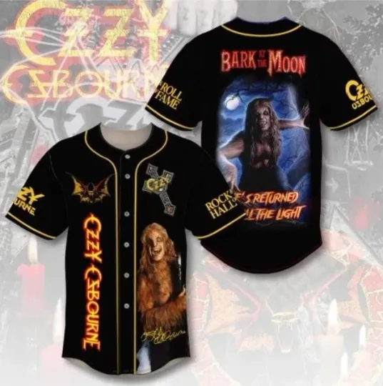 Black Sabbath x Ozzy Osbourne 3D Baseball Jersey