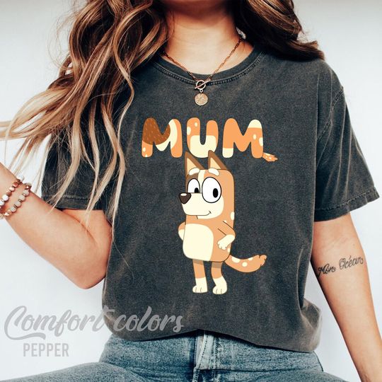 BlueyDad Mum shirt, BlueyDad Mom Shirt, Birthday Shirt, BlueyDad Family Shirt, BlueyDad gift, BlueyDad birthday, mother's day