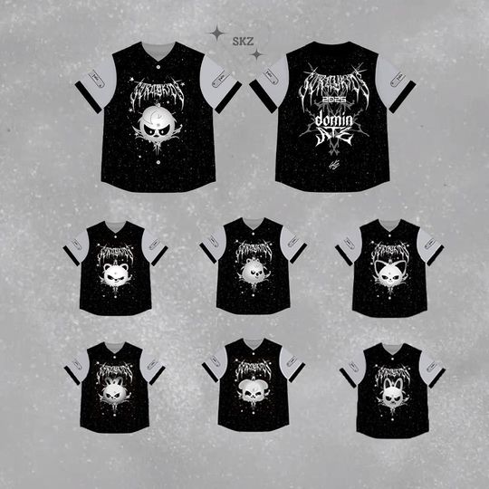 Stray Kids dominATE Evil SKZOO World Tour 2025 Baseball Jersey