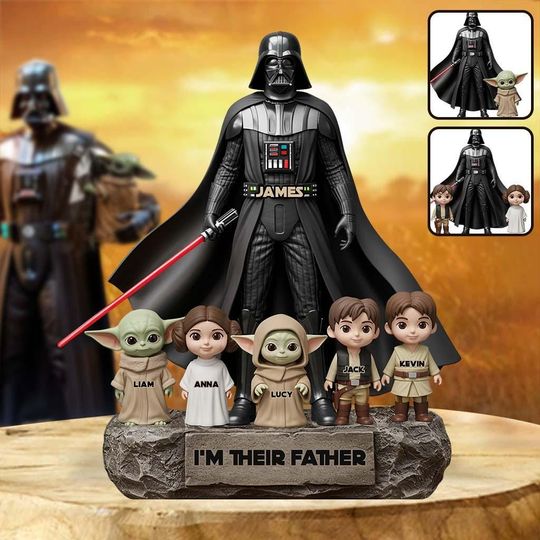 Personalized Best Dad In The Galaxy Acrylic Plaque