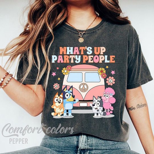 BlueyDad Party shirt, BlueyDad Mom Shirt, Birthday Shirt, BlueyDad Family Shirt, BlueyDad gift, BlueyDad birthday, mother's day