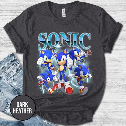Sonic the Hedgehog Shirt/Sonic Group Matching Shirt/Sonic Family Party Shirt/Sonic Birthday Shirt/Sonic Group Matching Shirt
