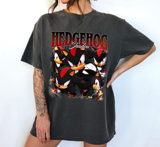 Limited Sonic Shadow The Hedgehog Shirt, Sonic the Hedgehog Shirt, Shadow The Hedgehog Shirt, Sonic Retro TShirt, Birthday Gifts