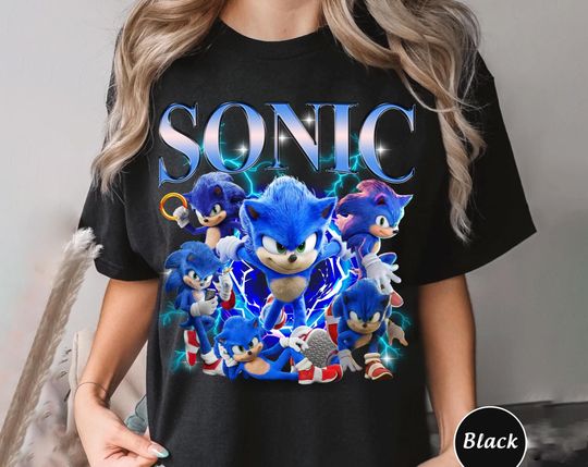 Sonic Shirt, Sonic the Hedgehog 3 Shirt, Shadow the Hedgehog Shirt