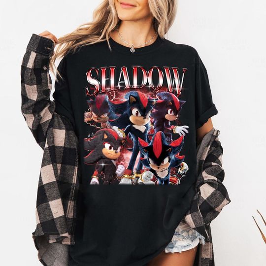 Shadow the Hedgehog Shirt, Sonic Shirt, Sonic the Hedgehog 3 Shirt