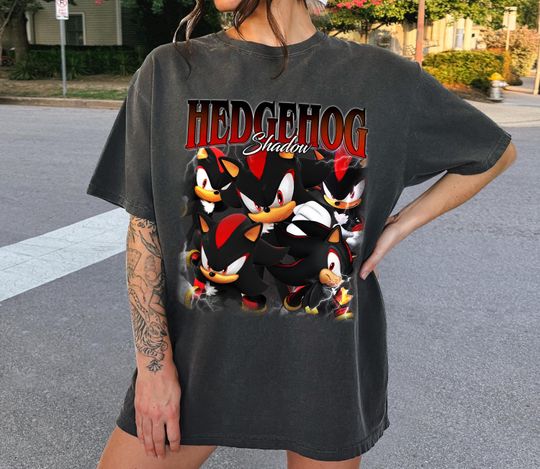 Limited Sonic Shadow The Hedgehog Shirt, Sonic the Hedgehog Shirt, Shadow The Hedgehog Shirt, Sonic Retro TShirt, Birthday Gifts