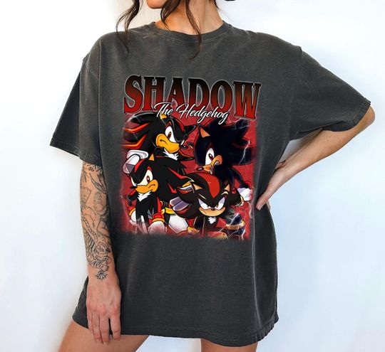 Limited Sonic Shadow The Hedgehog Shirt, Sonic the Hedgehog Shirt, Shadow The Hedgehog Shirt, Sonic Retro TShirt, Birthday Gifts