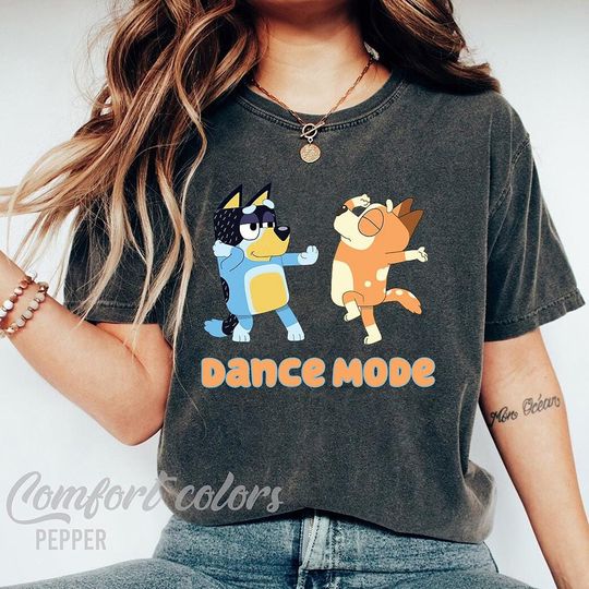 BlueyDad Dance Mode Shirt,  BlueyDad Shirt, BlueyDad Family Shirt,  BlueyDad Family Shirts, BlueyDad shirt, BlueyDad gift