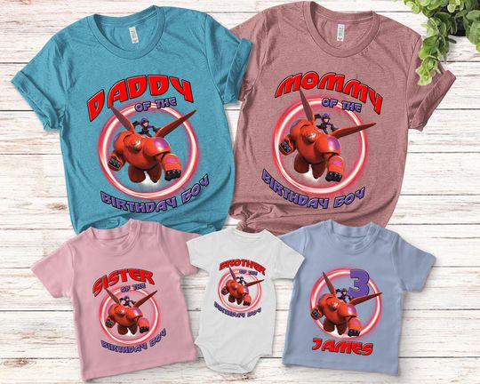 Discover Big Hero 6 Shirt, Personalized Shirt, Birthday Party Shirt, Custom Shirt