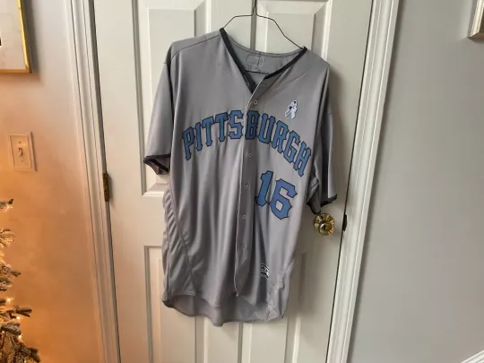 Discover 2016 Nick Leyva Pittsburgh Pirate Game Worn Used Father’s Day Jersey MLBJB339953