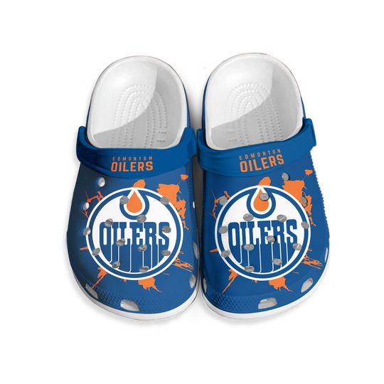 Edmonton Oilers Sandals, Clogs, Toe Sandal Soft Lightweight Footwear Men Women