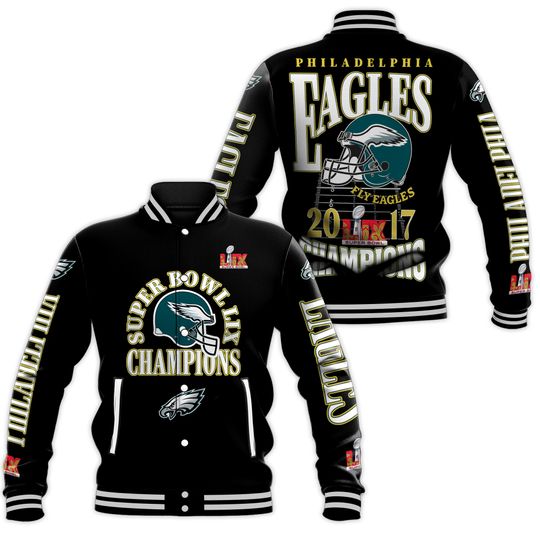 Philadenphia Eagle Fear The Flock 2025 Baseball Jacket