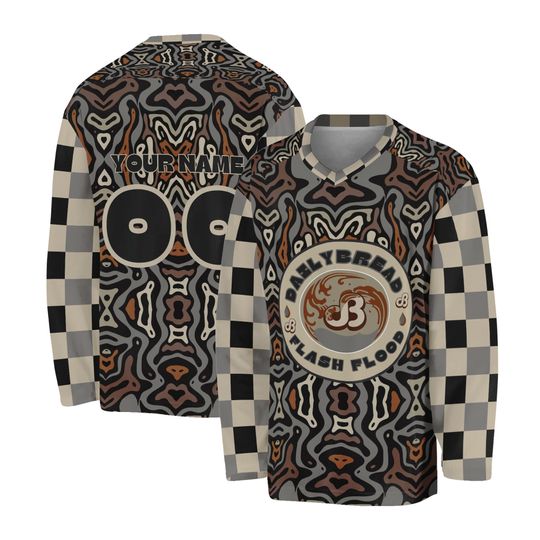 Daily Bread Flash Flood Tour EDM Custom Hockey Jersey