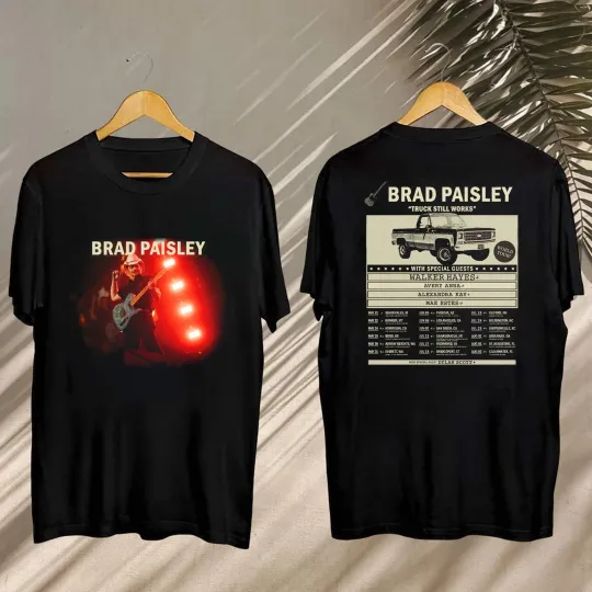 2025 Truck Still Works World Tour Brad Paisley Shirt  Brad Paisley Shirt
