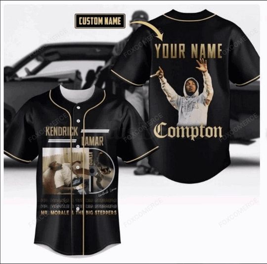 Kendrick Lamar Fan Baseball Jersey, Perfect Dad Gift Jersey Shirt
