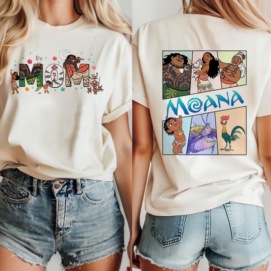 Disney Moana Mom Dad Shirt, Princess Moana Family Matching Shirt, Maui shirt, Hei Hei and Pua Mama Dada Tee, Family Trip Shirt