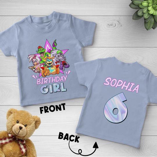 Five Nights at Freddy's Birthday Shirt/Five Nights at Freddy Birthday Family Shirt/Fnaf Birthday Family Shirt/Birthday Family Shirt