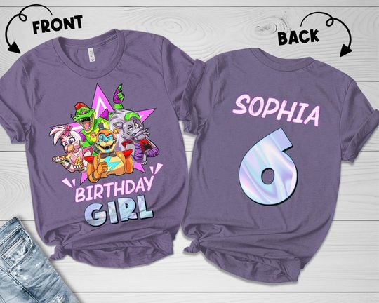 Five Nights at Freddy's Birthday Shirt/Five Nights at Freddy Birthday Family Shirt/Fnaf Birthday Family Shirt/Birthday Family Shirt