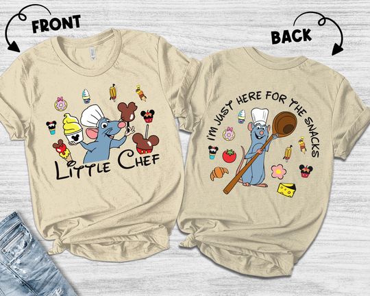 Little Chef Remy Shirt/Disney Ratatouille Shirt/Just Here For The Snacks Shirt/Ratatouille Shirt/Remy Gusteau's Shirt/Disney Rat Tee