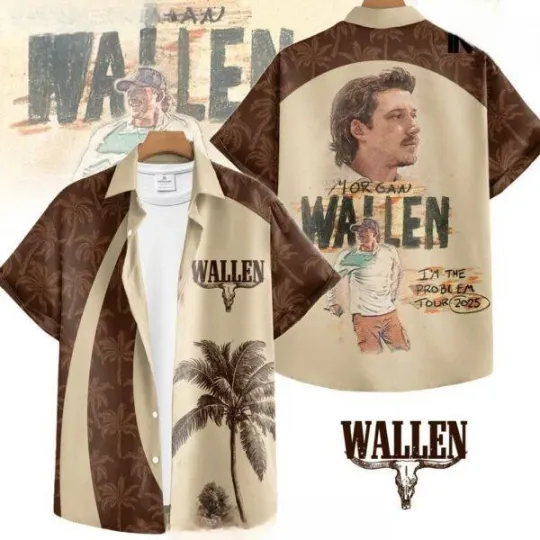 Wallen Western I'm The Problem Tour 2025 Hawaiian Shirt