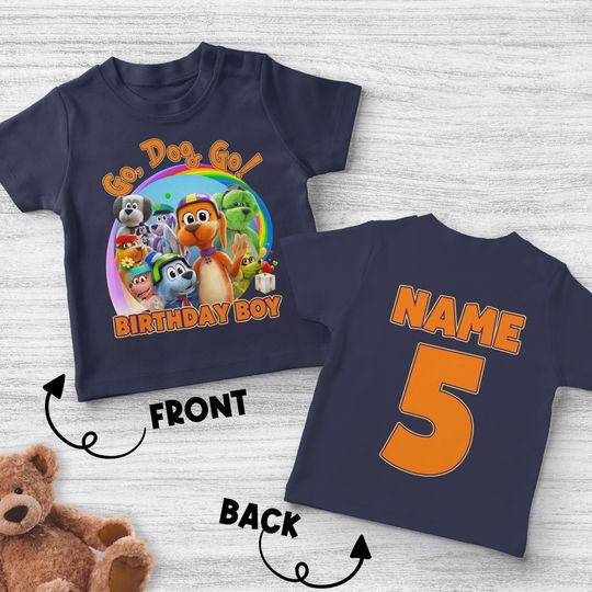 Go Dog Go Baby Shirt/Go Dog Go Personalized Shirt/Go Dog Go Family Matching shirt/Go Dog Go Character Shirt/Go Dog Go Names Shirt
