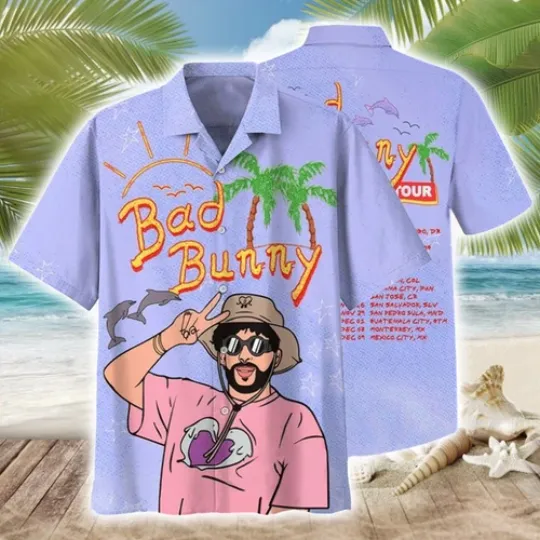 Bad Bunny Un Verano Sin Ti Bad Bunny Tour Hawaii Shirt