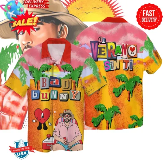 Bad Bunny Un Verano Sin Ti Hawaiian Shirt