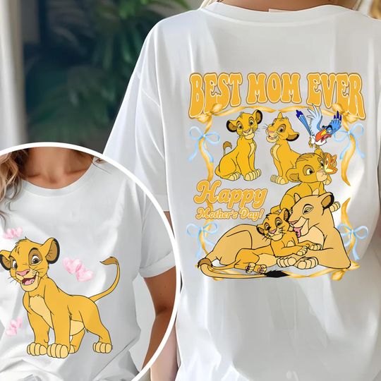 Sarabi And Simba Best Mom Ever Shirt, Lion King Disney Mothers Day Shirt, Disney Mom Shirt, Mama Shirt, Best Mom Shirt