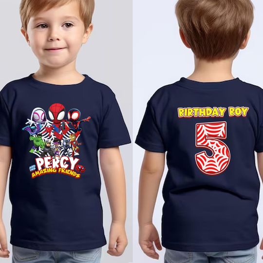 Spidey And His Amazing Friends Shirt/Spidey Family Shirt/Spidey and His Amazing Friends Birthday Tee/Personalized Matching Shirt