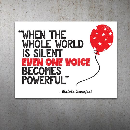 Discover One Voice Anti-Trump Protest Poster