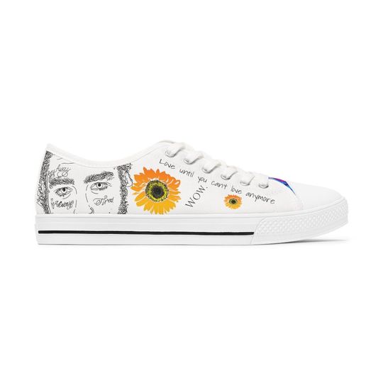 Post Malone Women's Canvas Low Top Sneakers