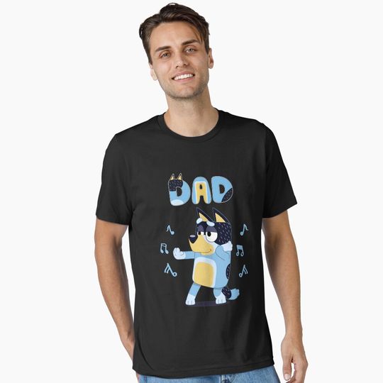 Fathers blueys dad mum love father s day Essential T-Shirt