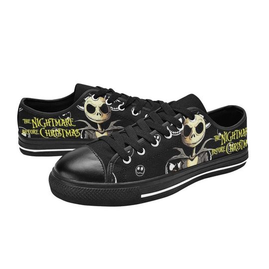The Nightmare Before Christmas Custom Low Top Shoes Unisex