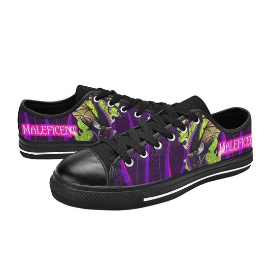 Custom Low Top Shoes Canvas Maleficent Unique and Trendy Footwear