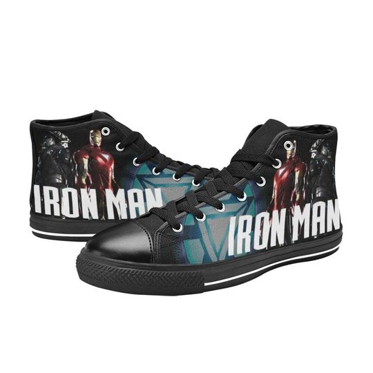 Iron Man  High Top Shoes Unisex Adult and Kids