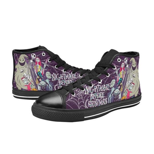 The Nightmare Before Christmas High Top Shoes Unisex Adult & Kids